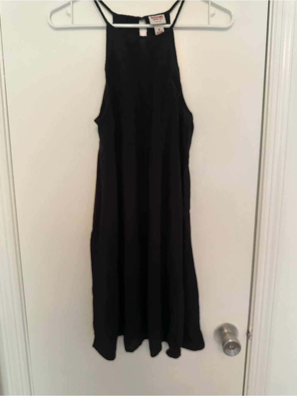 Mossimo Supply Co. Black Halter Midi Dress